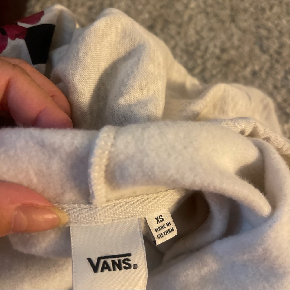 Vans Flower Checkered Hoodie XS Women New without tags - Picture 8 of 8